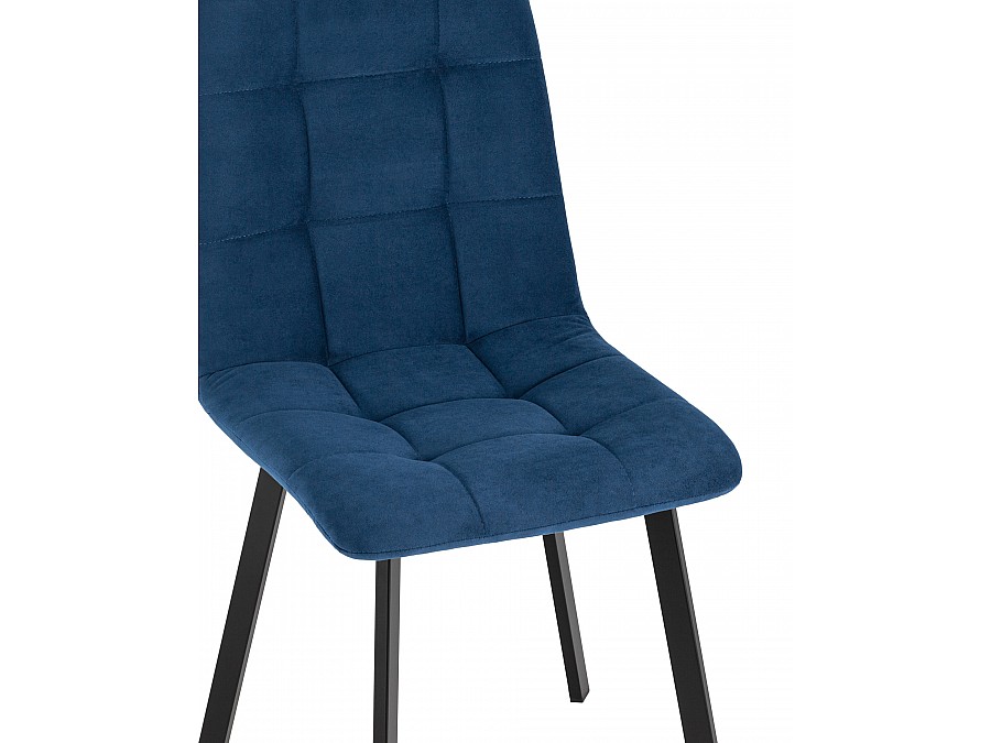 Стул Oliver Square велюр синий