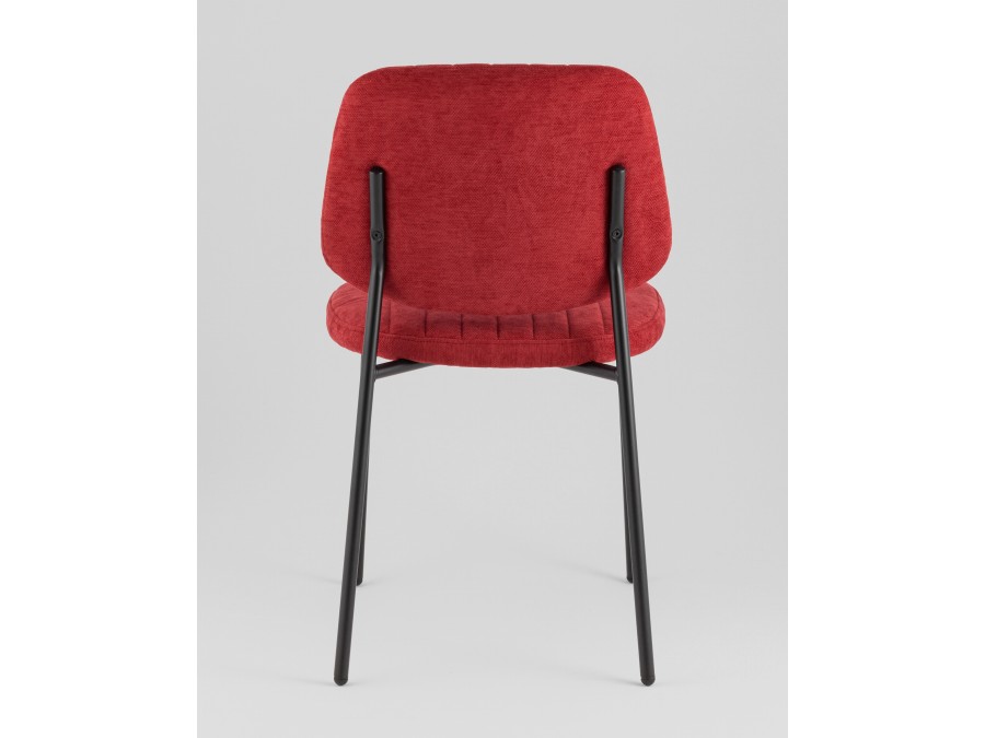 Стул обеденный Patrys бордовый шенилл