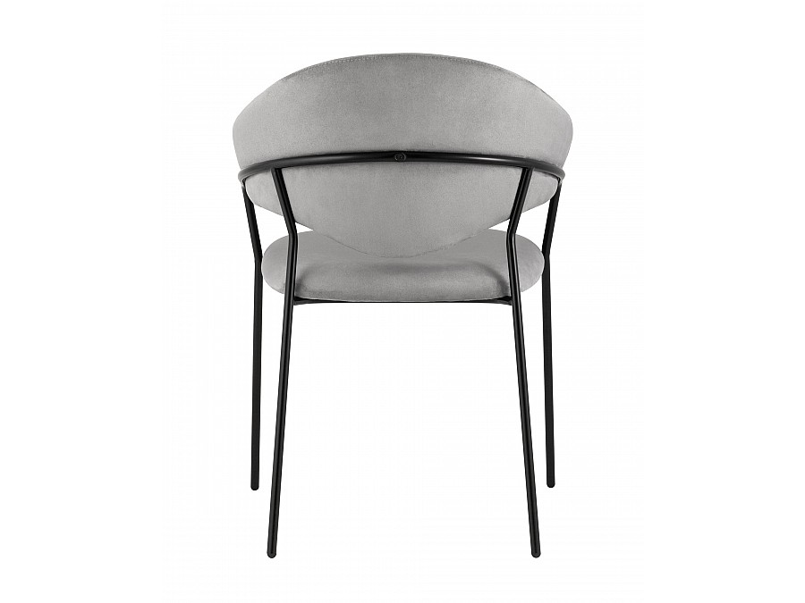 Стул Алексис искусственная замша серый