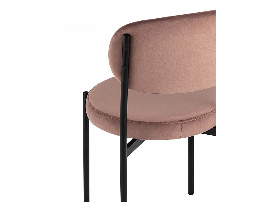 Стул Бриф NEW велюр пыльно-розовый