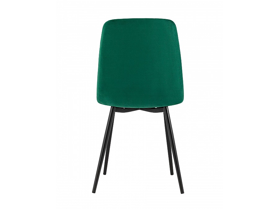 Стул Oliver велюр тёмно-зелёный