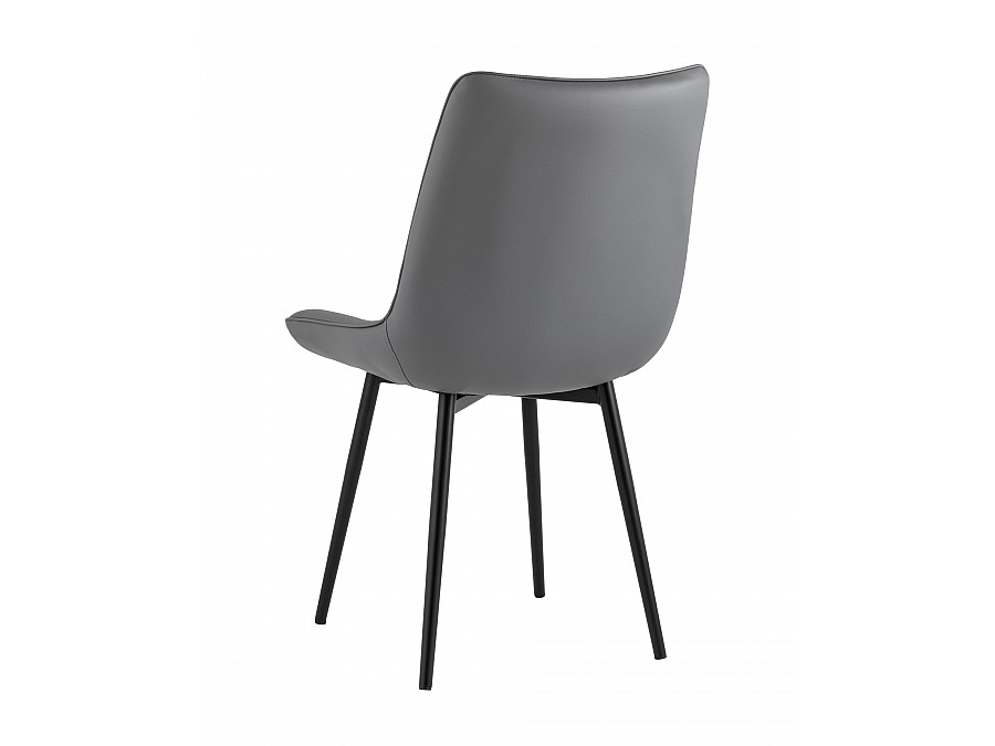 Стул Дарвин экокожа серый