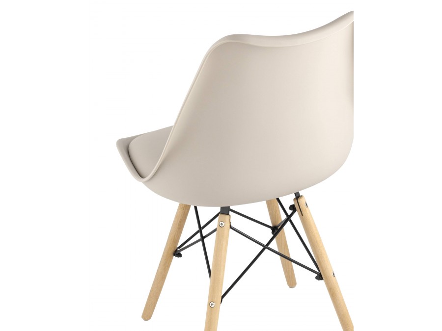 Стул Eames Soft бежевый