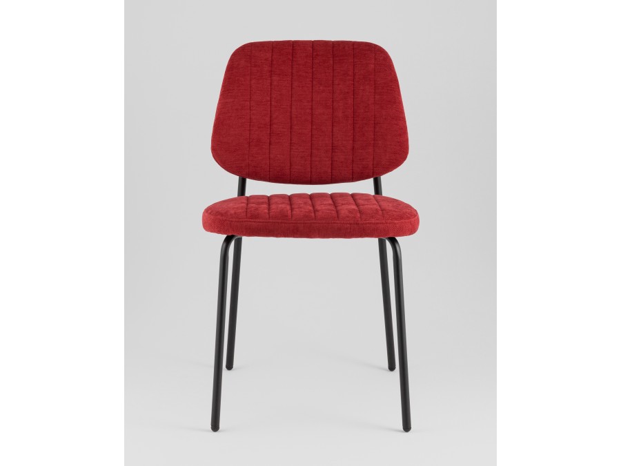 Стул обеденный Patrys бордовый шенилл