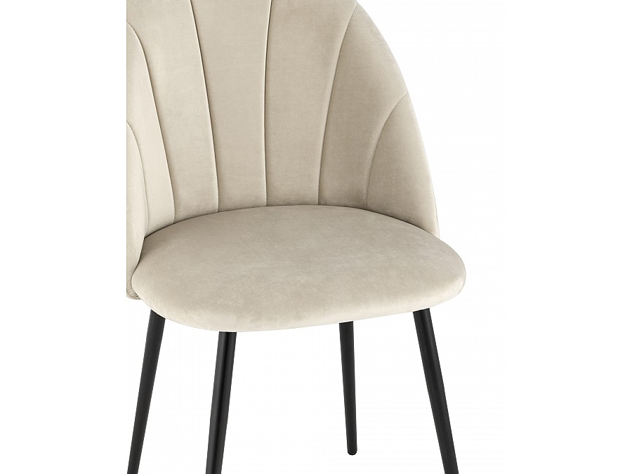Стул Логан NEW велюр бежевый