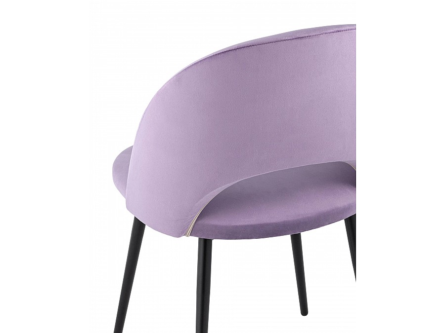 Стул Меган велюр сиреневый