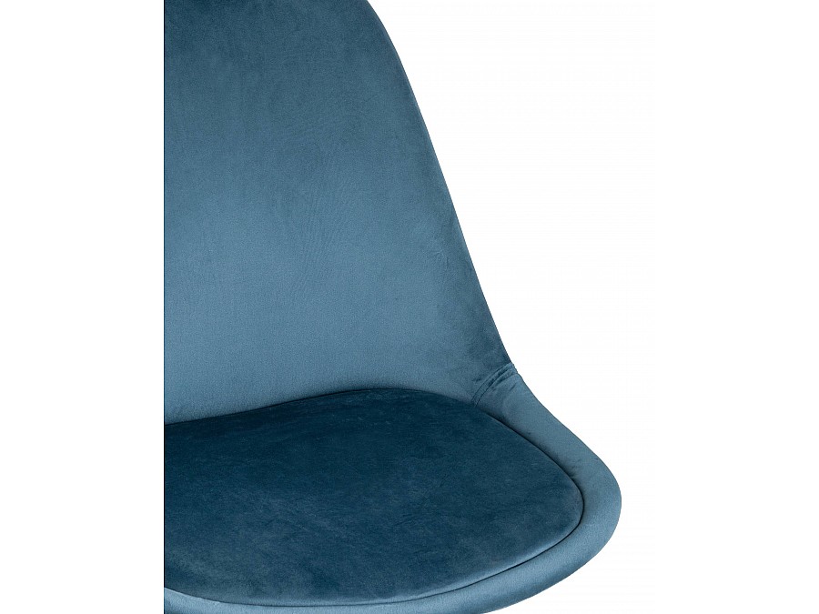 Стул FRANKFURT велюр синий