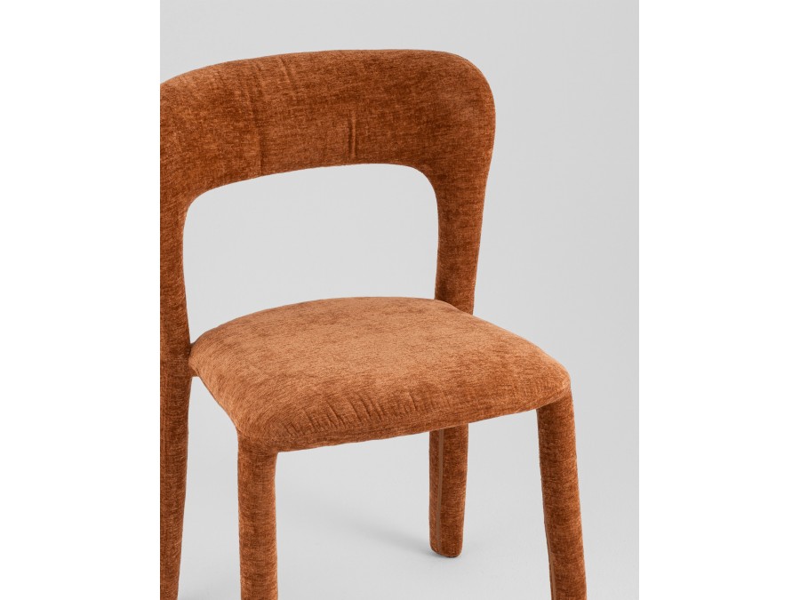 Стул обеденный Zuri терракотовый