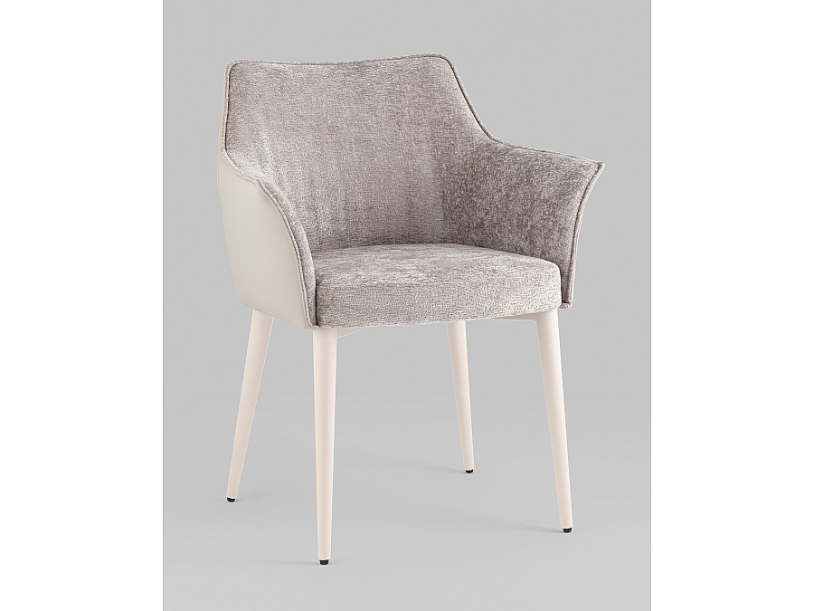 Стул обеденный Feston слоновая кость букле с экокожей