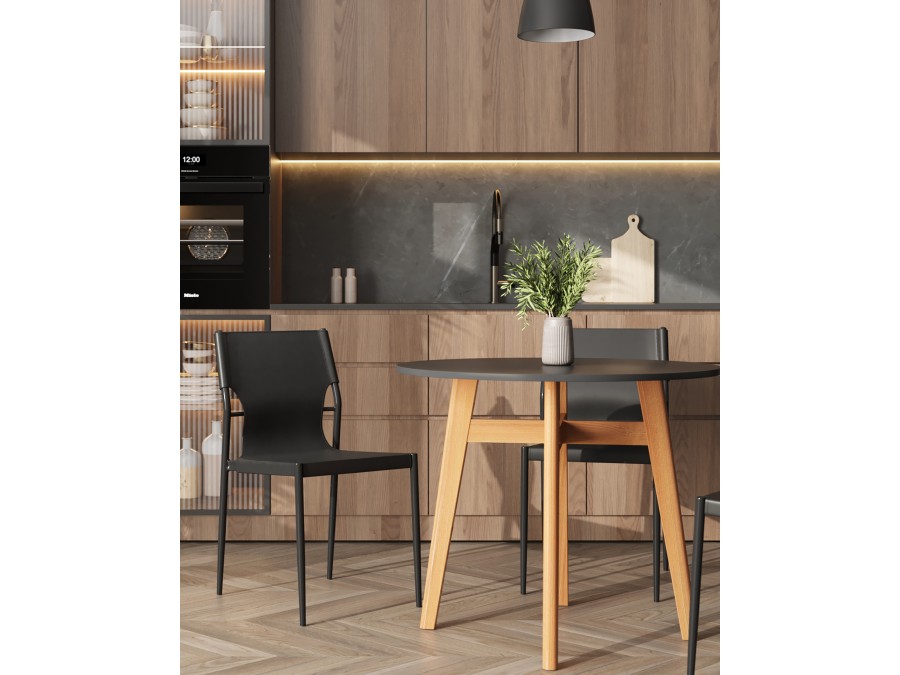 Стул обеденный West черный 4 шт.