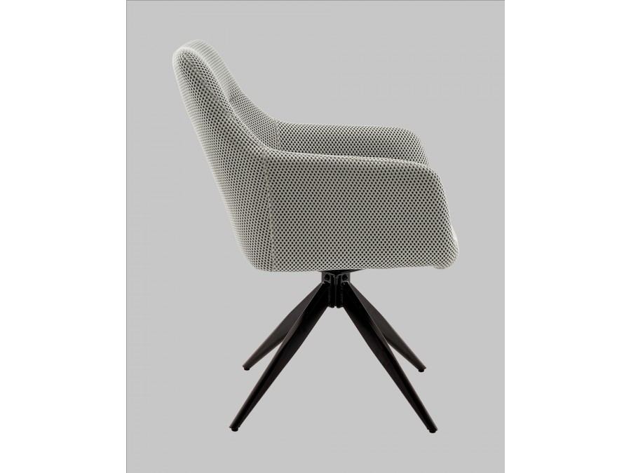 Стул обеденный Enid серо-зеленый ткань Sonic