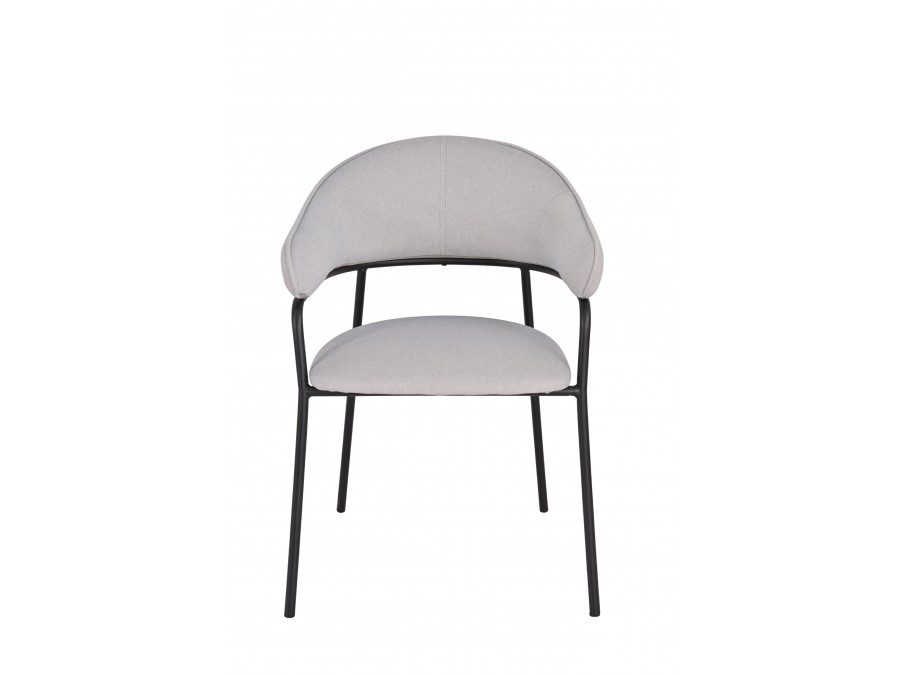 Стул обеденный Leya светло-серый 2 шт.