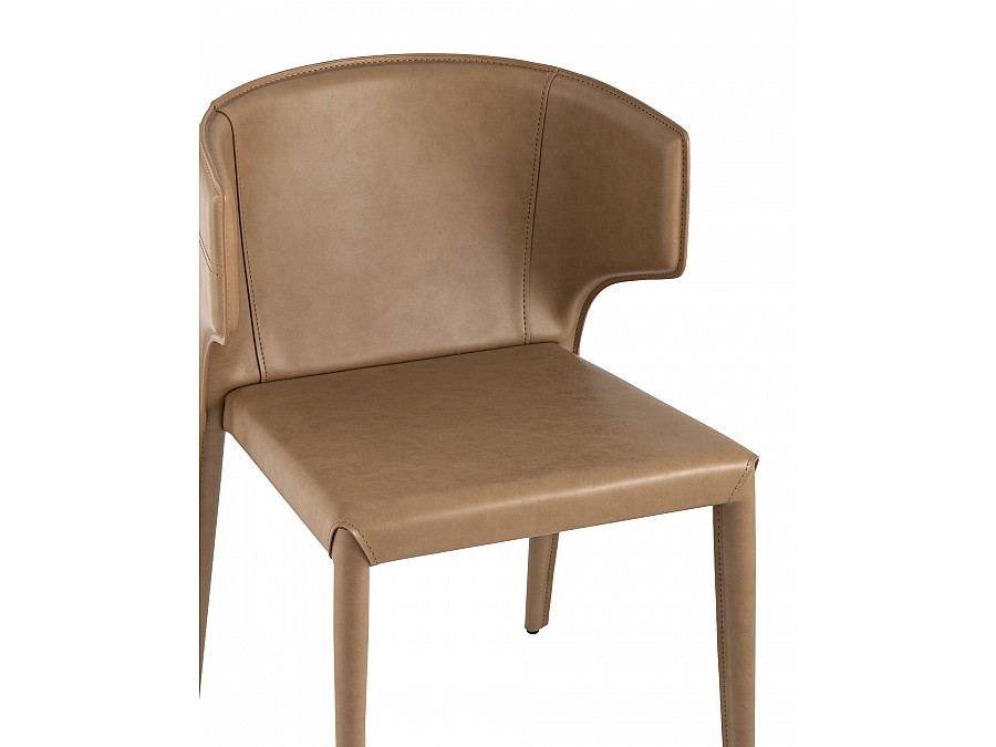 Стул Арманд экокожа коричневый