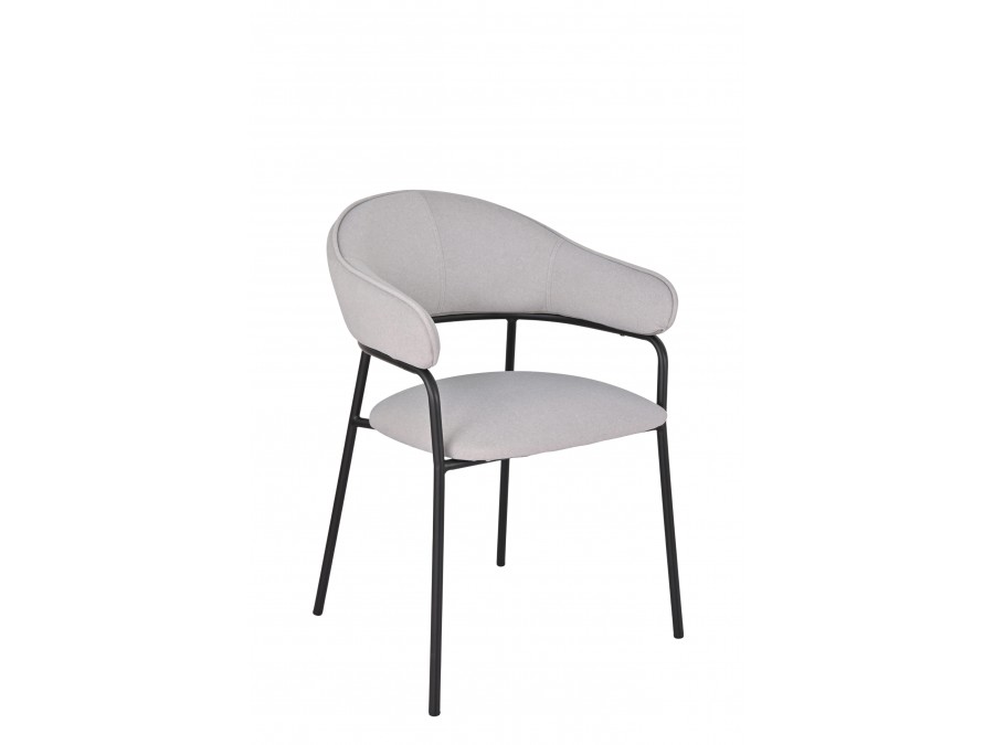 Стул обеденный Leya светло-серый 2 шт.