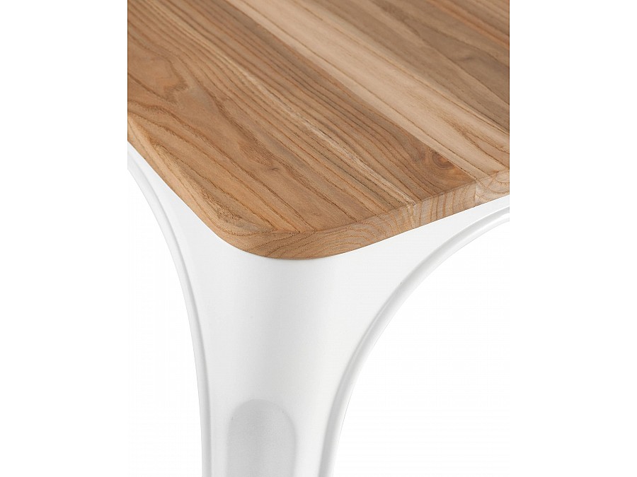 Стул TOLIX WOOD белый глянцевый