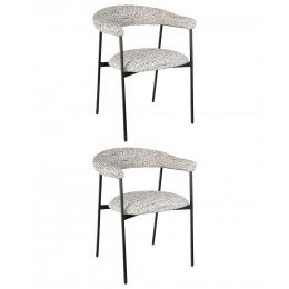 Стул обеденный Toko светло-серый 2 шт.