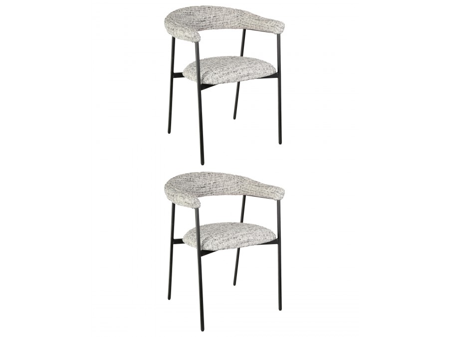 Стул обеденный Toko светло-серый 2 шт.