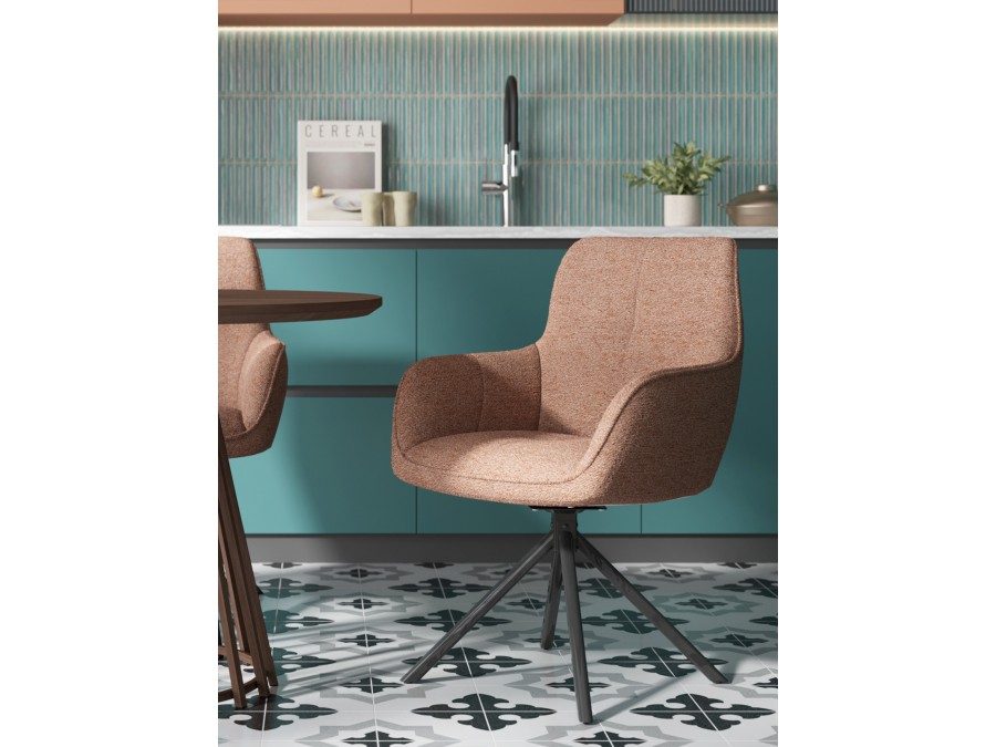 Стул обеденный Edme коралловый