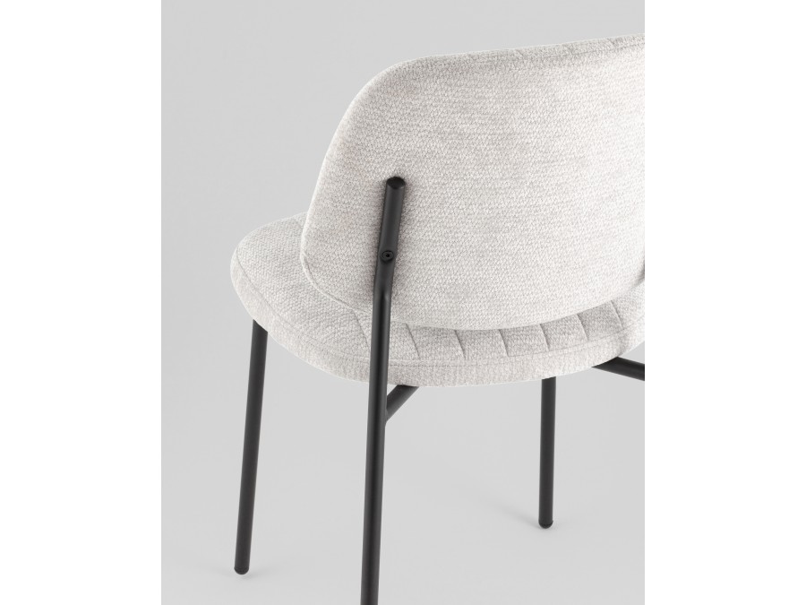 Стул обеденный Patrys светло-серый шенилл