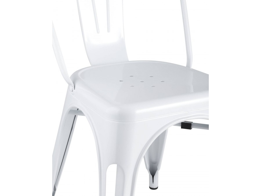 Стул TOLIX белый глянцевый