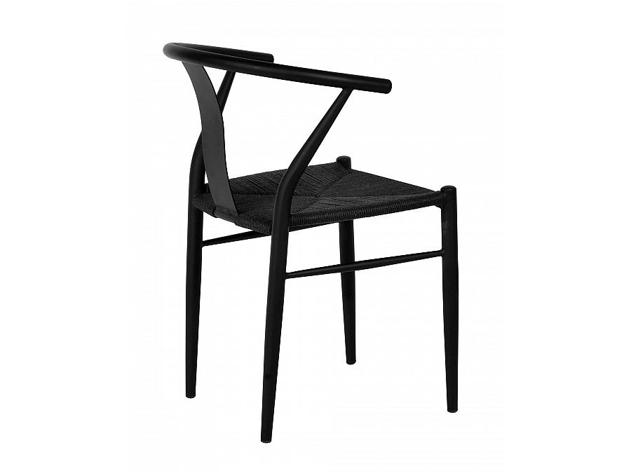 Стул обеденный Wishbone Style черный