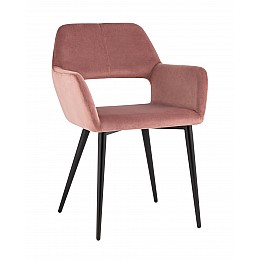 Стул Денди велюр пыльно-розовый
