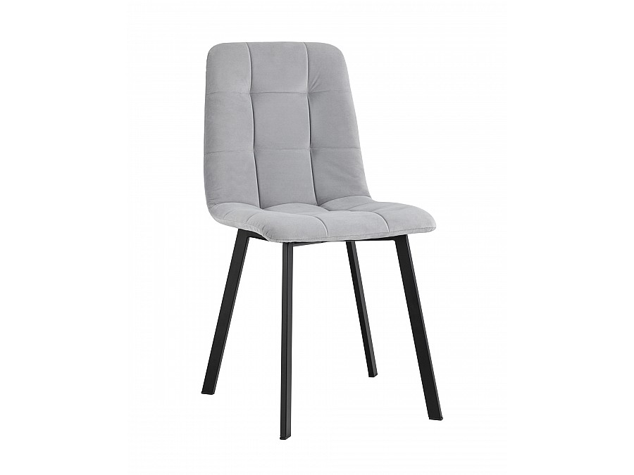 Стул Oliver Square велюр светло-серый
