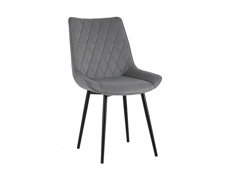 Стул Дарвин велюр тёмно-серый
