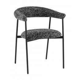 Стул обеденный Toko черно-белый