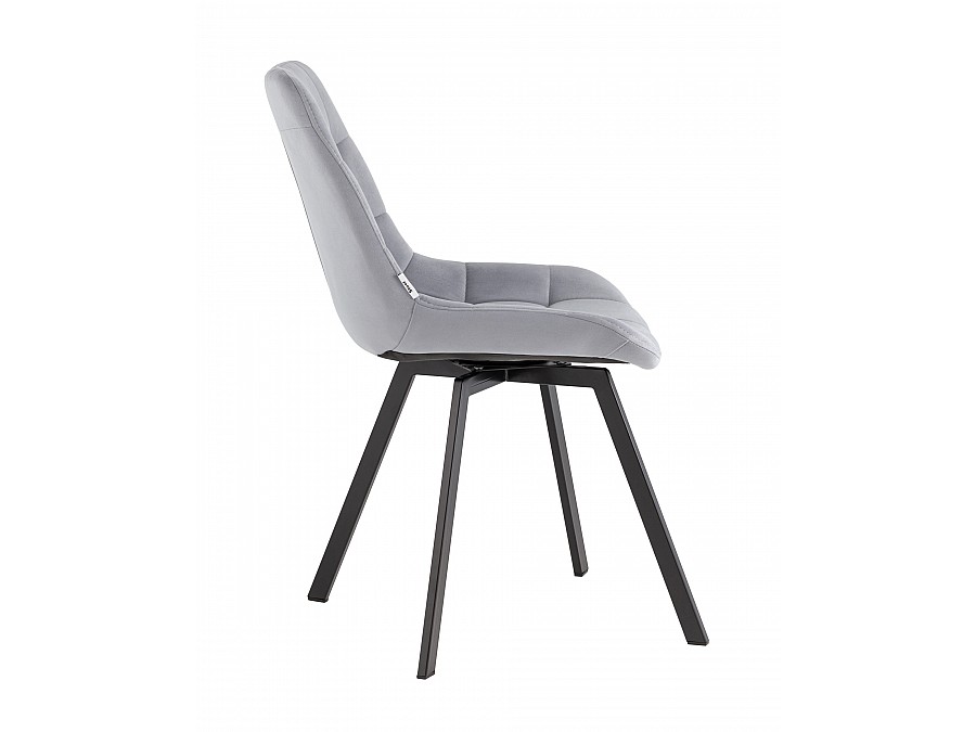 Стул вращающийся Флекс велюр велютто серый