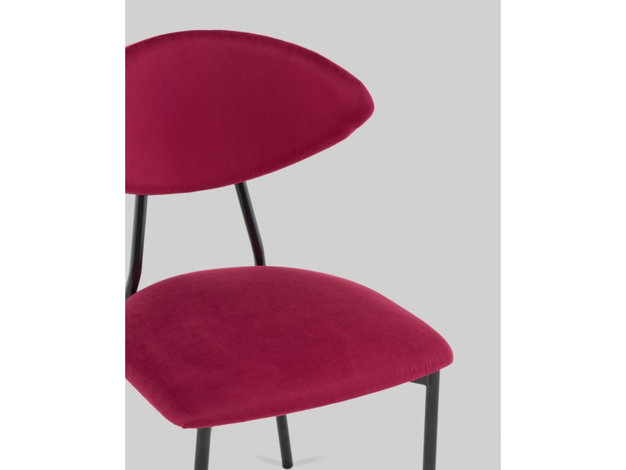Стул обеденный Квинси велюр винный