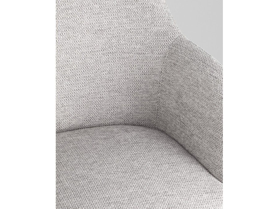 Стул обеденный Katys светло-серый рогожка