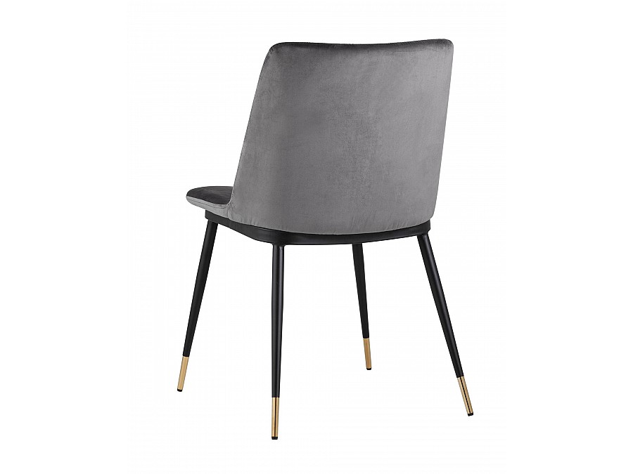 Стул Мелисса велюр темно-серый