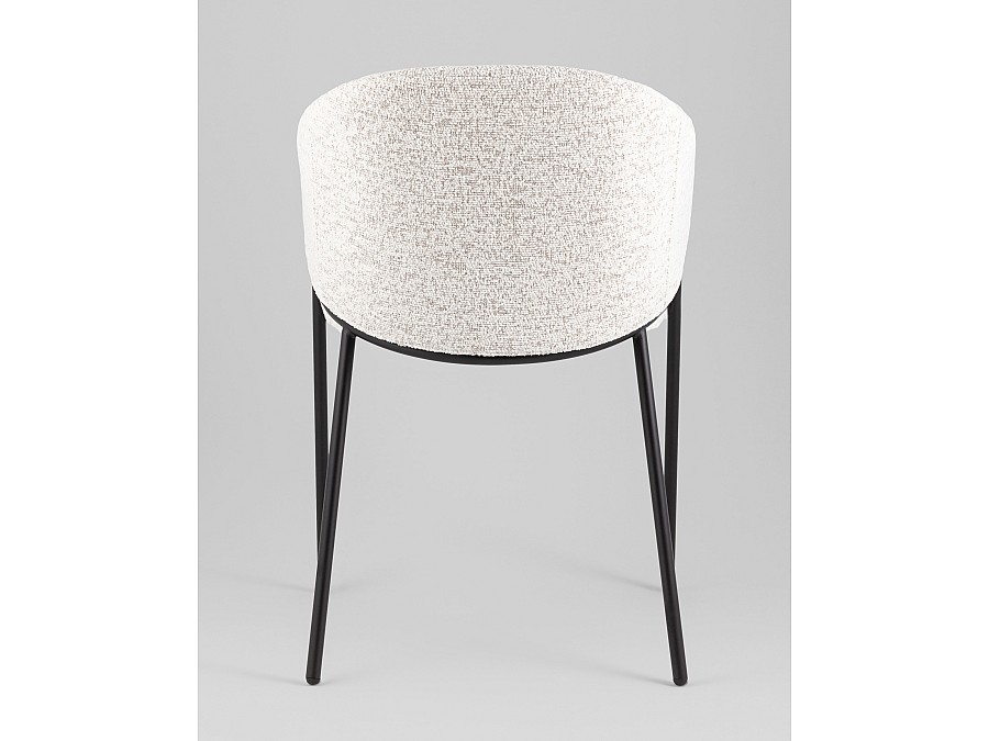 Стул обеденный Carmel бело-серый