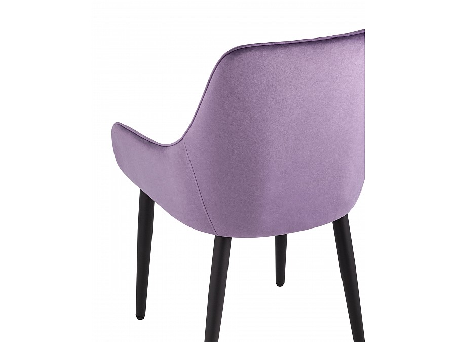 Стул Диана велюр пыльно-фиолетовый
