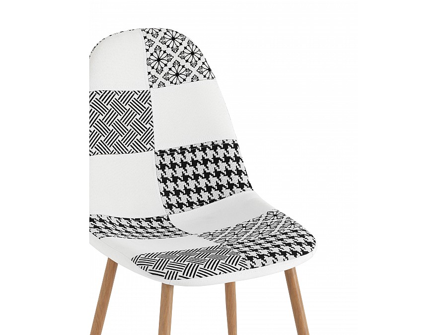Стул Валенсия SN пэчворк черно-белый