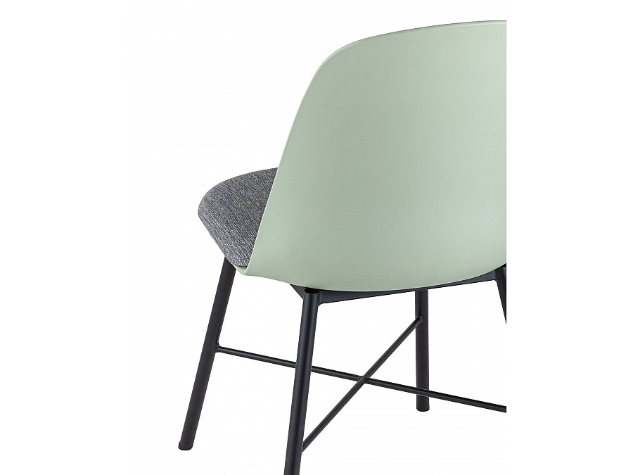 Стул Shell серо-зеленый