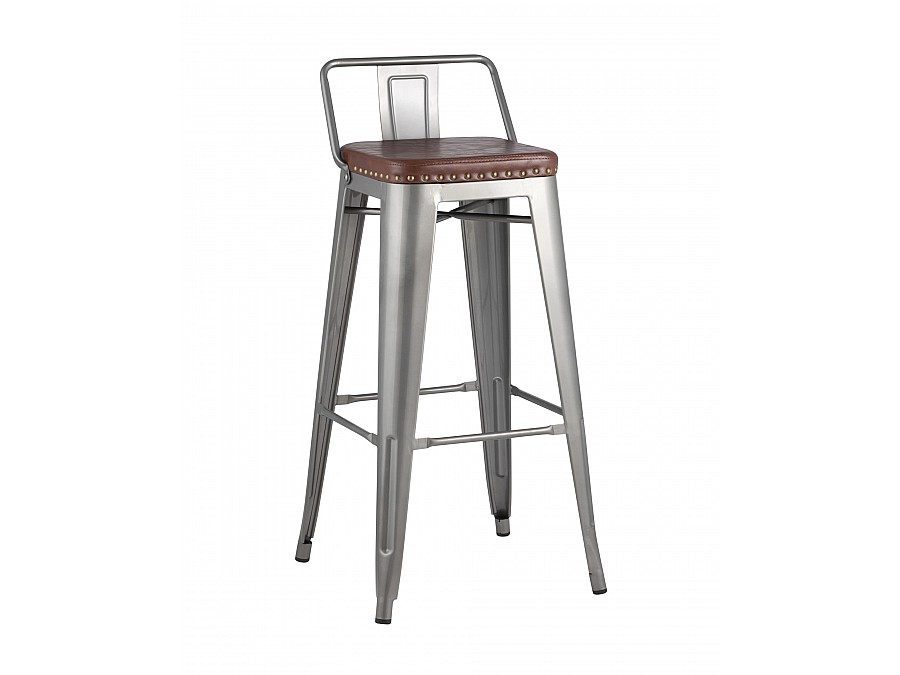 Стул барный TOLIX SOFT серебристый