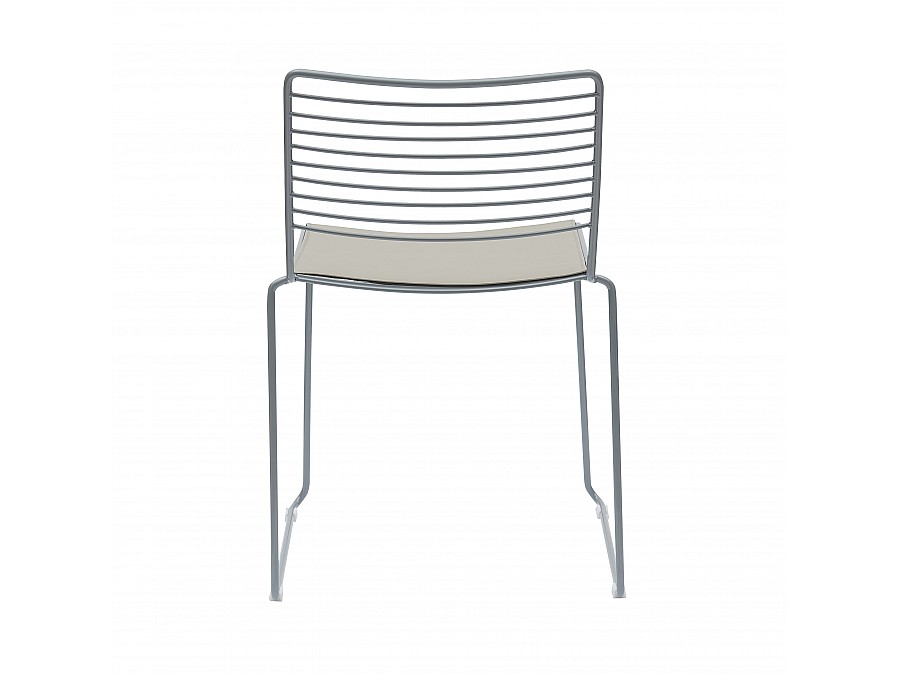 Стул обеденный Danny серый с подушкой