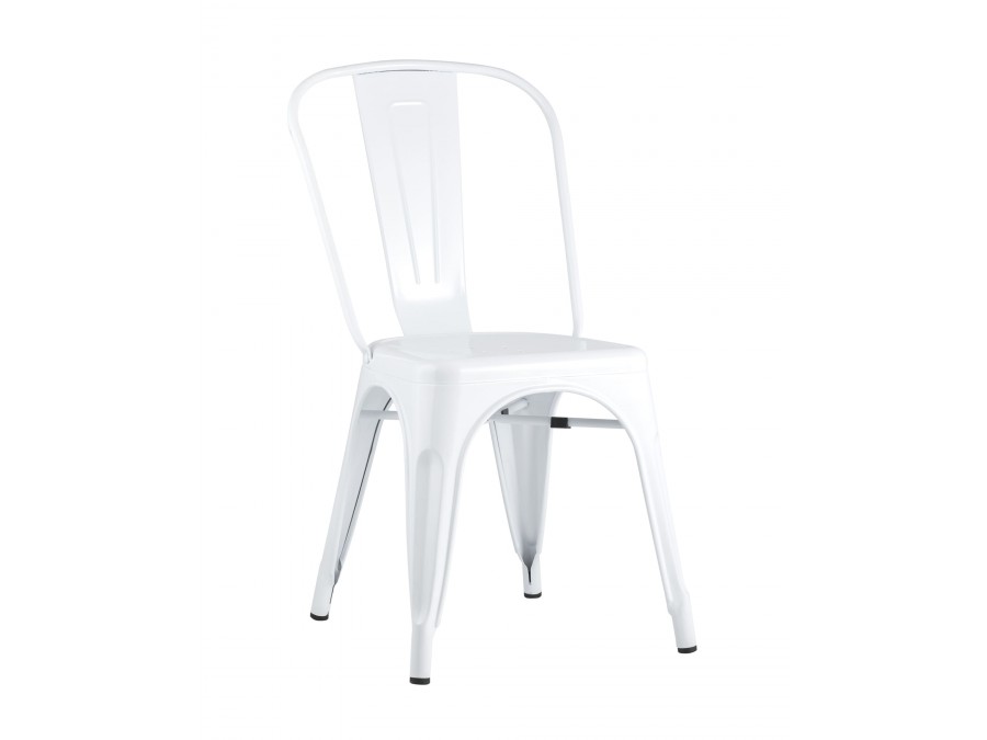 Стул TOLIX белый глянцевый