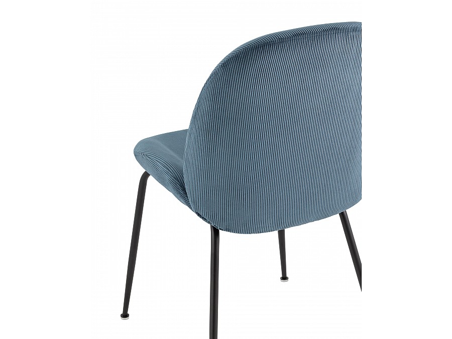 Стул Beetle велюр голубой