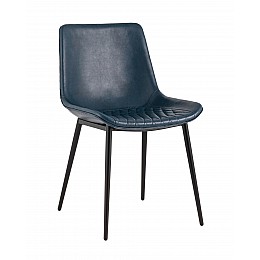 Стул Деймон экокожа тёмно-синий