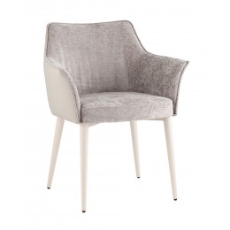 Стул обеденный Feston слоновая кость букле с экокожей