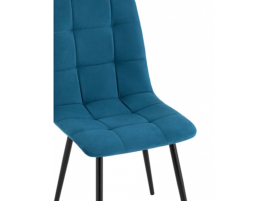 Стул Oliver велюр пыльно-синий