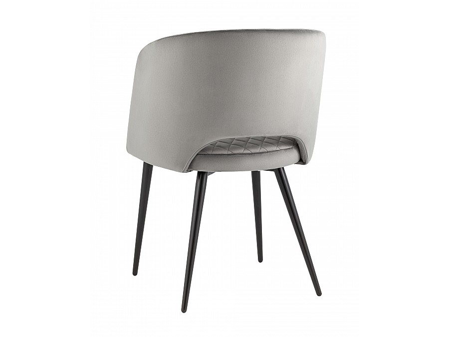 Стул-кресло Дарелл велюр серый