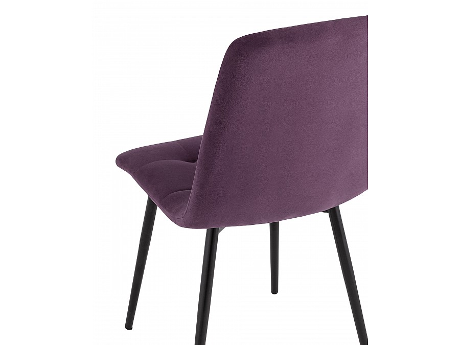 Стул Oliver велюр фиолетовый