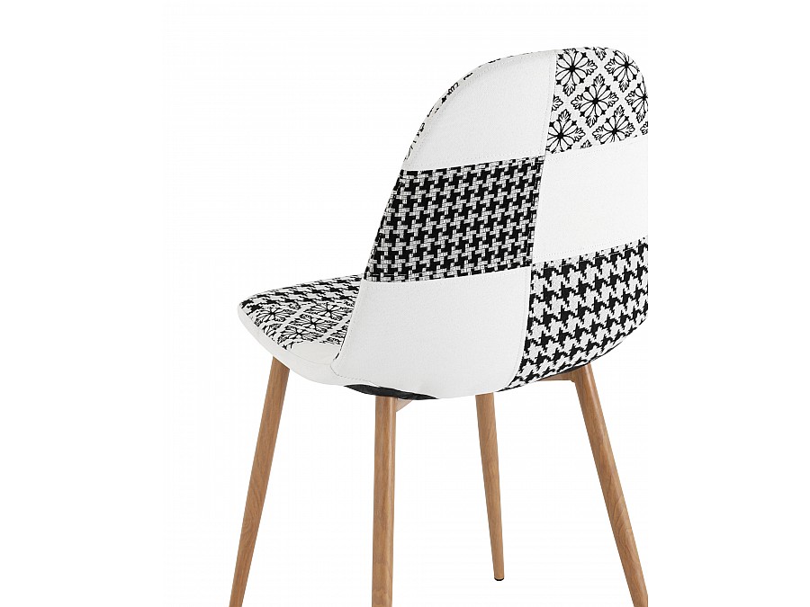 Стул Валенсия SN пэчворк черно-белый