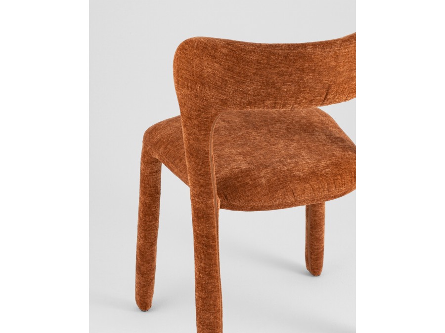 Стул обеденный Zuri терракотовый