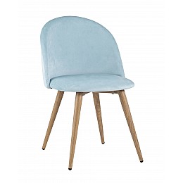 Стул Лион велюр пыльно-голубой