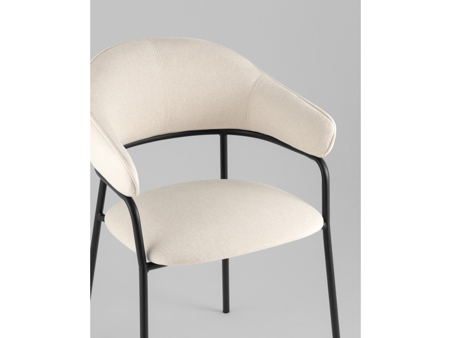 Стул обеденный Leya кремовый